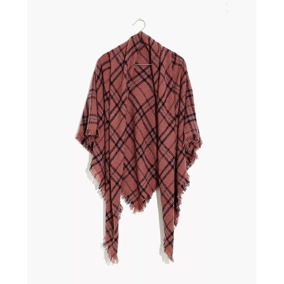 Madewell Buffalo Check Blanket Scarf Shawl Wrap - Picture 1 of 4